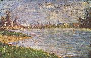 Georges Seurat Die beiden Ufer oil painting on canvas